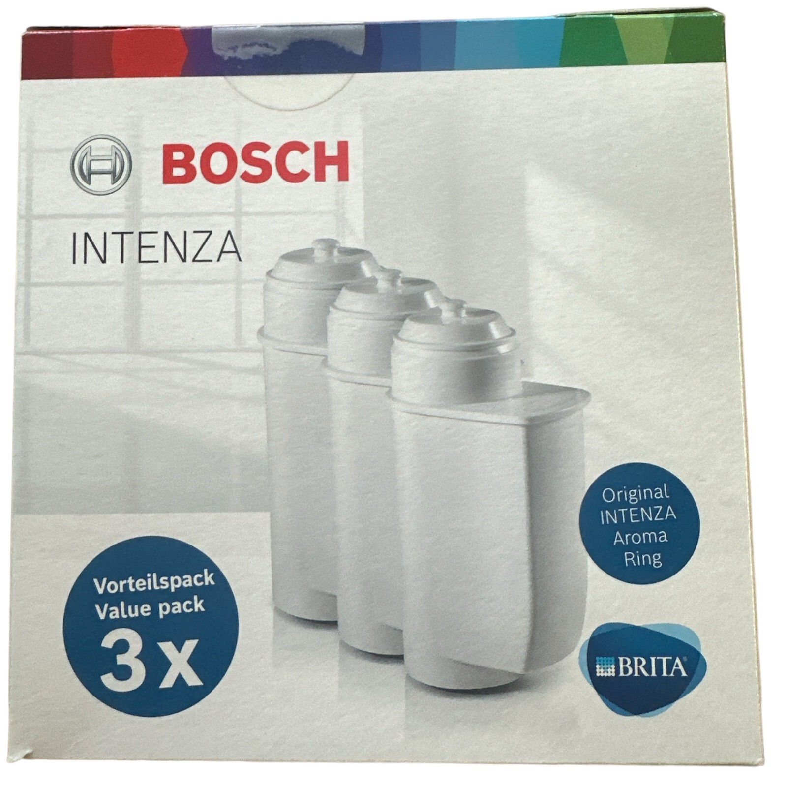 3x Brita Intenza water filter Siemens Bosch Neff Gaggenau TZ70003 467873 Genuine