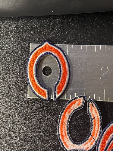 TEN (10) Chicago Bears 1 3/4" Embroidered Patch Football - Picture 2 of 4