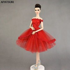 1/6 Lace Princess Dress For 11.5" Doll Outfits Clothes Party Dresses Accessories
