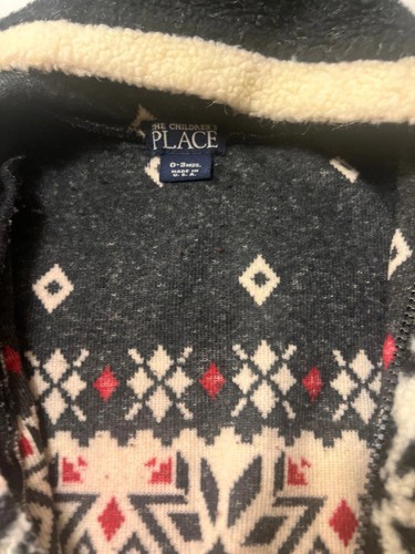 The Children’s Place fleece bunting winter suit 0-3 months - Picture 5 of 5