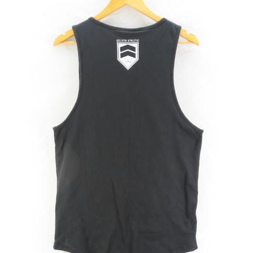 ST Goliath Tank Top T Shirt Mens Adult Size Small Black Sleeveless Sports Casual - Picture 7 of 11