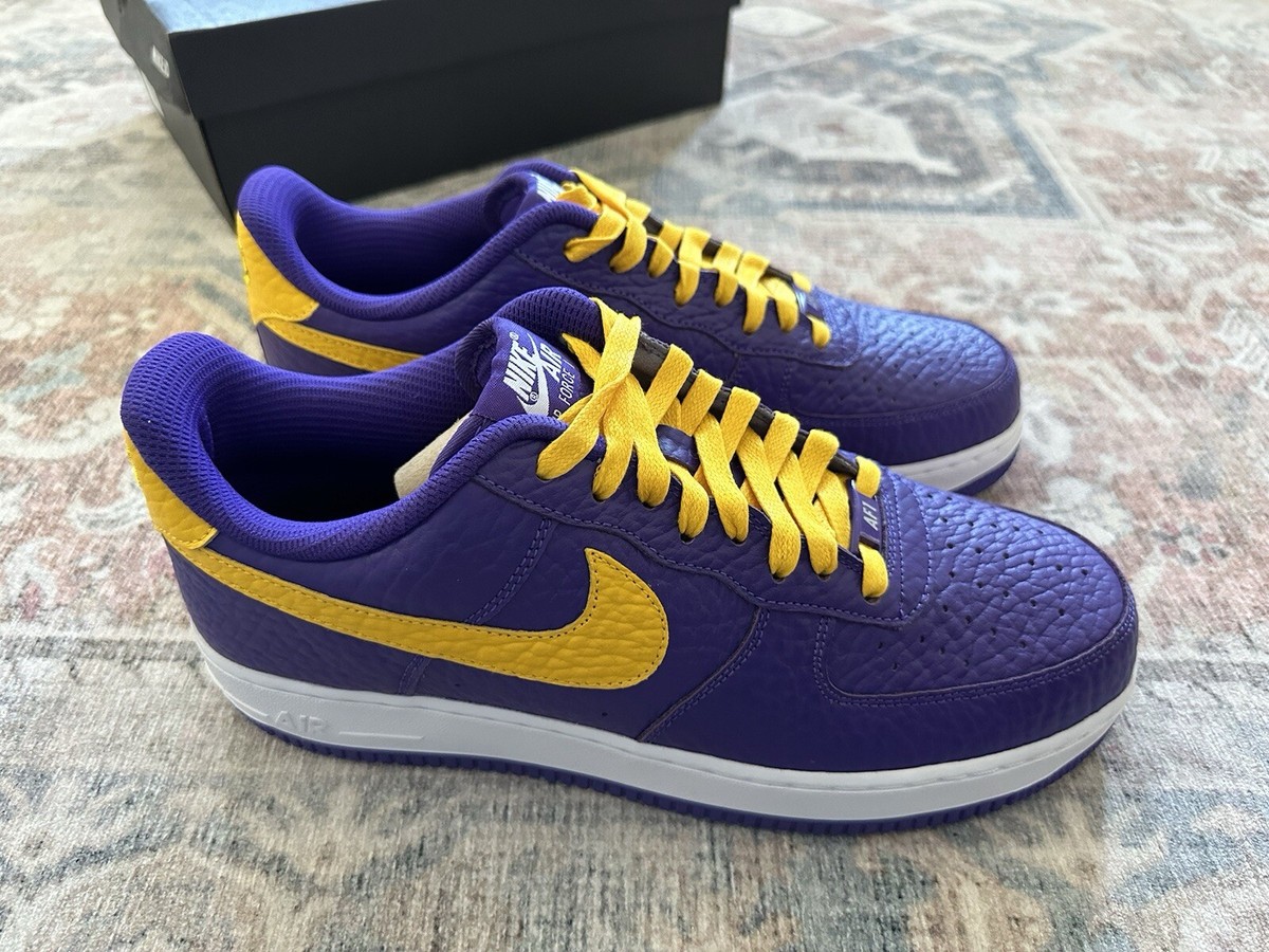 Nike Air Force 1 Low Premium iD x NBA Los Angeles Lakers Size 11