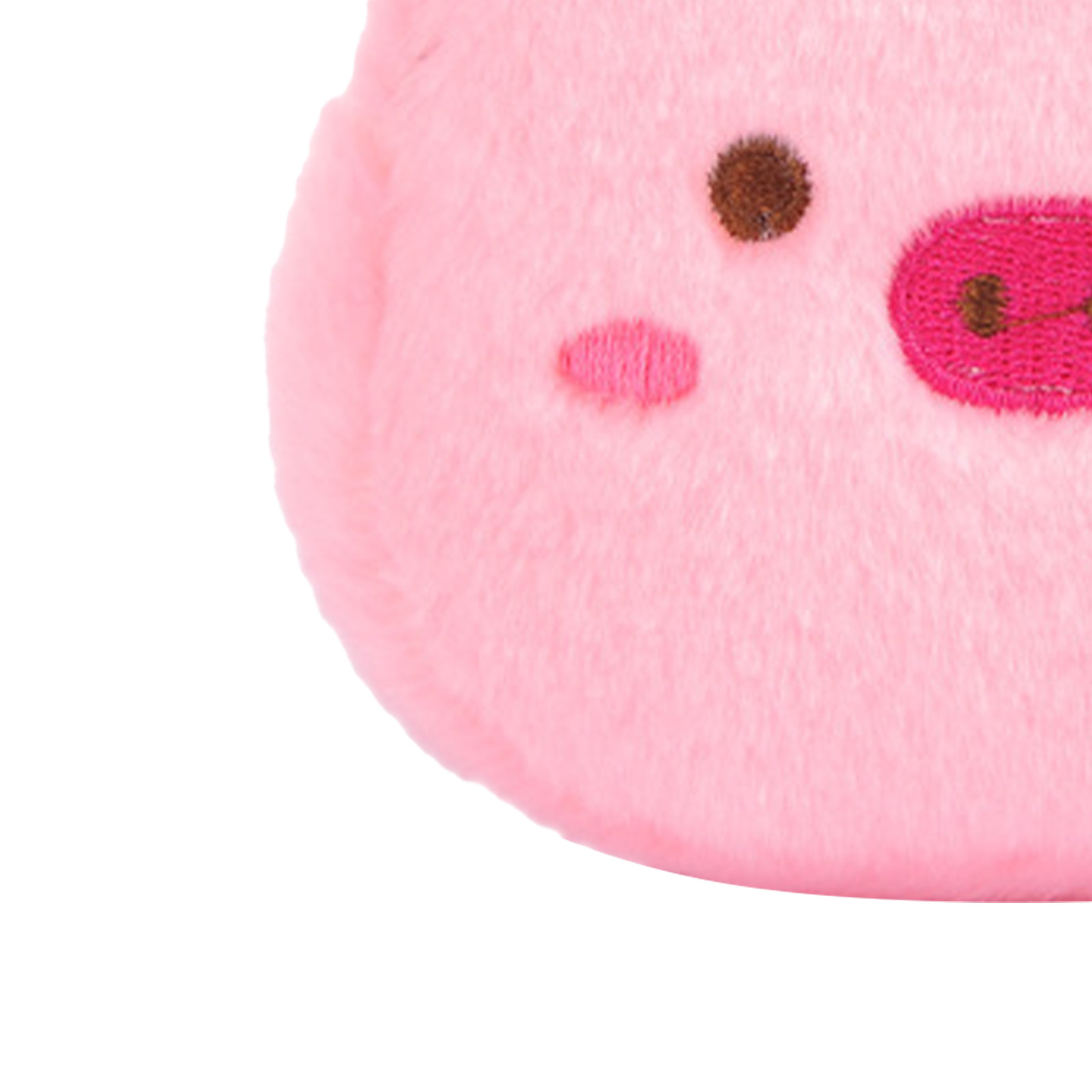 Pink Pig Plush Mini Wallet Cute Portable Change Purse For Kids-image