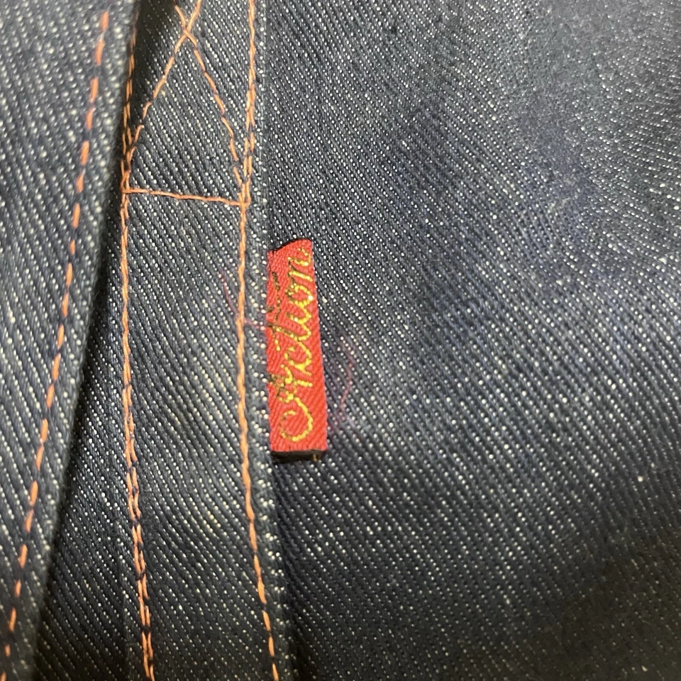 Vintage Denim Duffle Bag Retro Jeans Girls Trip Vacation Women Cowgirl - Image 2 of 4