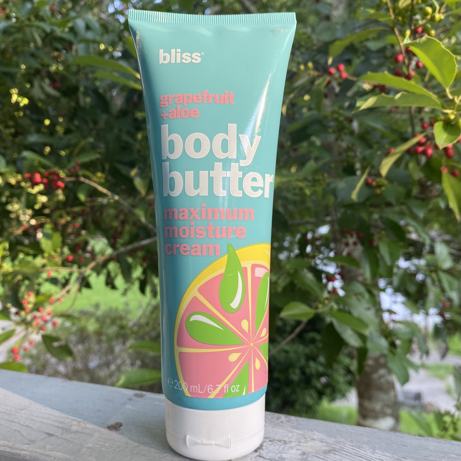 Bliss Grapefruit Aloe Body Butter Maximum Moisture Cream 6.7oz