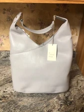 New A New Day Grey Faux Leather Hand Bag