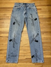 Vintage 80s 90s Levi’s 501 Made in USA Straight Leg Denim Jeans Size 31