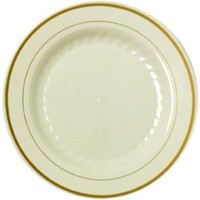 Masterpiece China-like 7-1/2-inch Plates, Ivory Masterpiece China-like 7-1/2-inch Plates, Ivory