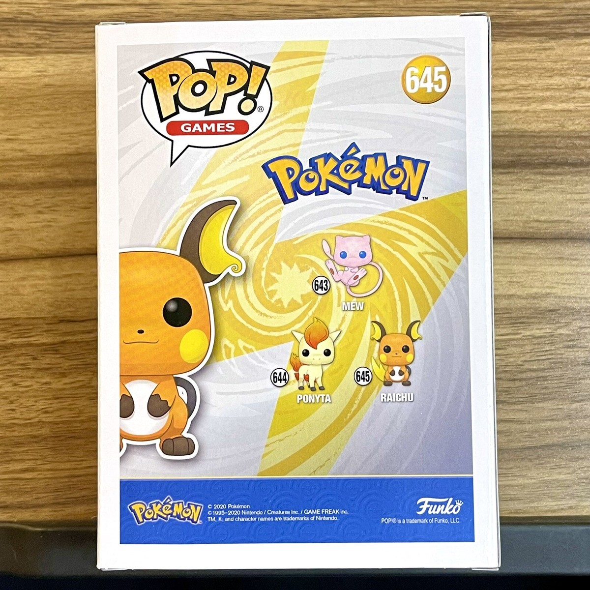 Pokemon Raichu Funko Pop! #645 Games Vinyl Figure Brand New! | eBay