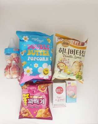 K-Food, New or Popular, SET [Snack + Beverage + jelly] 