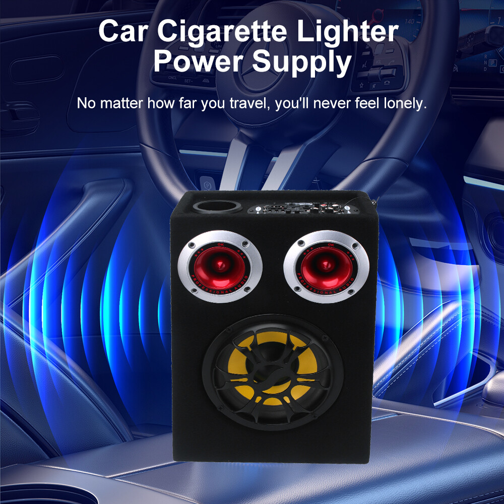 13IN Car Subwoofer Card Bluetooth Speaker + Portable Outdoor Bluetooth  Speaker
