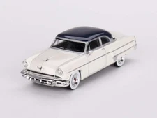 1954 Lincoln Capri – Arctic White Diecast 1:64 Scale Model - TSM MGT00631