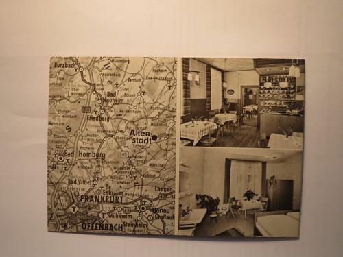Altenstadt Hessen - Gasthof Jordy / Werbe Klappkarte - Picture 2 of 3