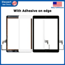 For iPad Air A1474 A1475 A1476 9.7in Touch Screen Glass Digitizer Home Button QC