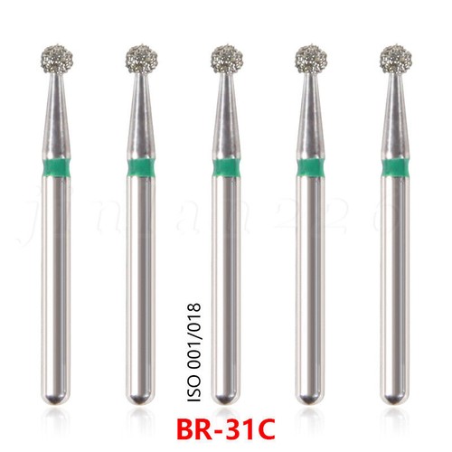 5-100pc SANDENT Dental Diamond Burs For High Speed Handpiece Friction Grip 1.6mm - Picture 58 of 865