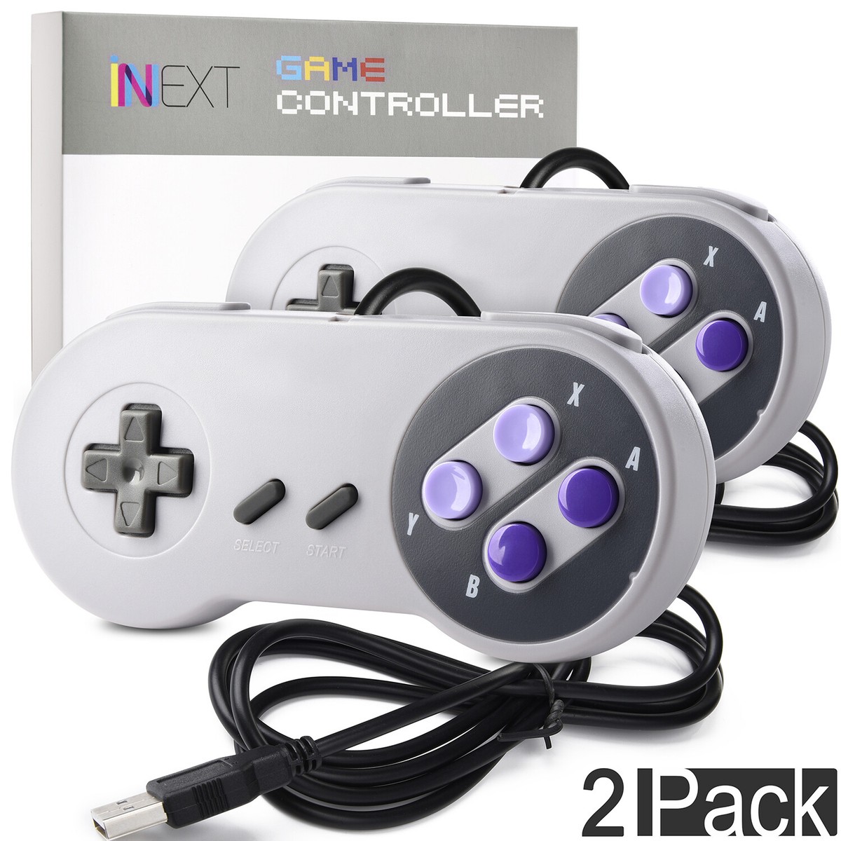 Wired Retro SNES USB Port Controller Gaming Joypad Joystick for Raspberry  Pi PC