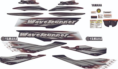 YAMAHA WAVERUNNER XL 1200 2000 Graphics / Decal / Sticker Kit  burgundy & grey