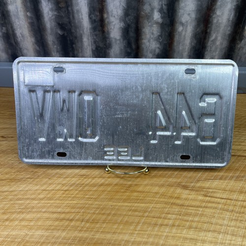 Florida State License Plate Tag Man Cave Decoration Craft Expired 4/17 644 QWV - Picture 4 of 4