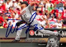 Wandy Rodriguez autographed Baseball Card (Houston Astros) 2010 Upper Deck #234