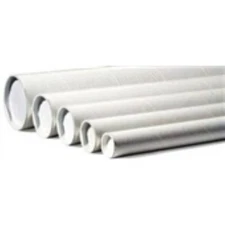 50 - 2x24" White Tube - End Cap Included