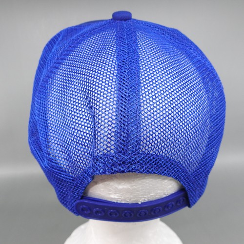 Cappello berretto camionista basso livello bi-plano crop duster blu snapback regolabile adulto - Foto 3 di 7