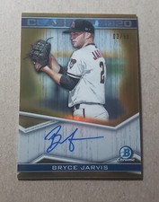 2020 Bowman Chrome Class of 2020 Gold Bryce Jarvis Autograph /50 Diamondbacks