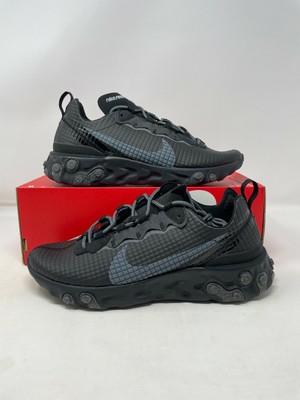 react element 55 black/grey men's shoe