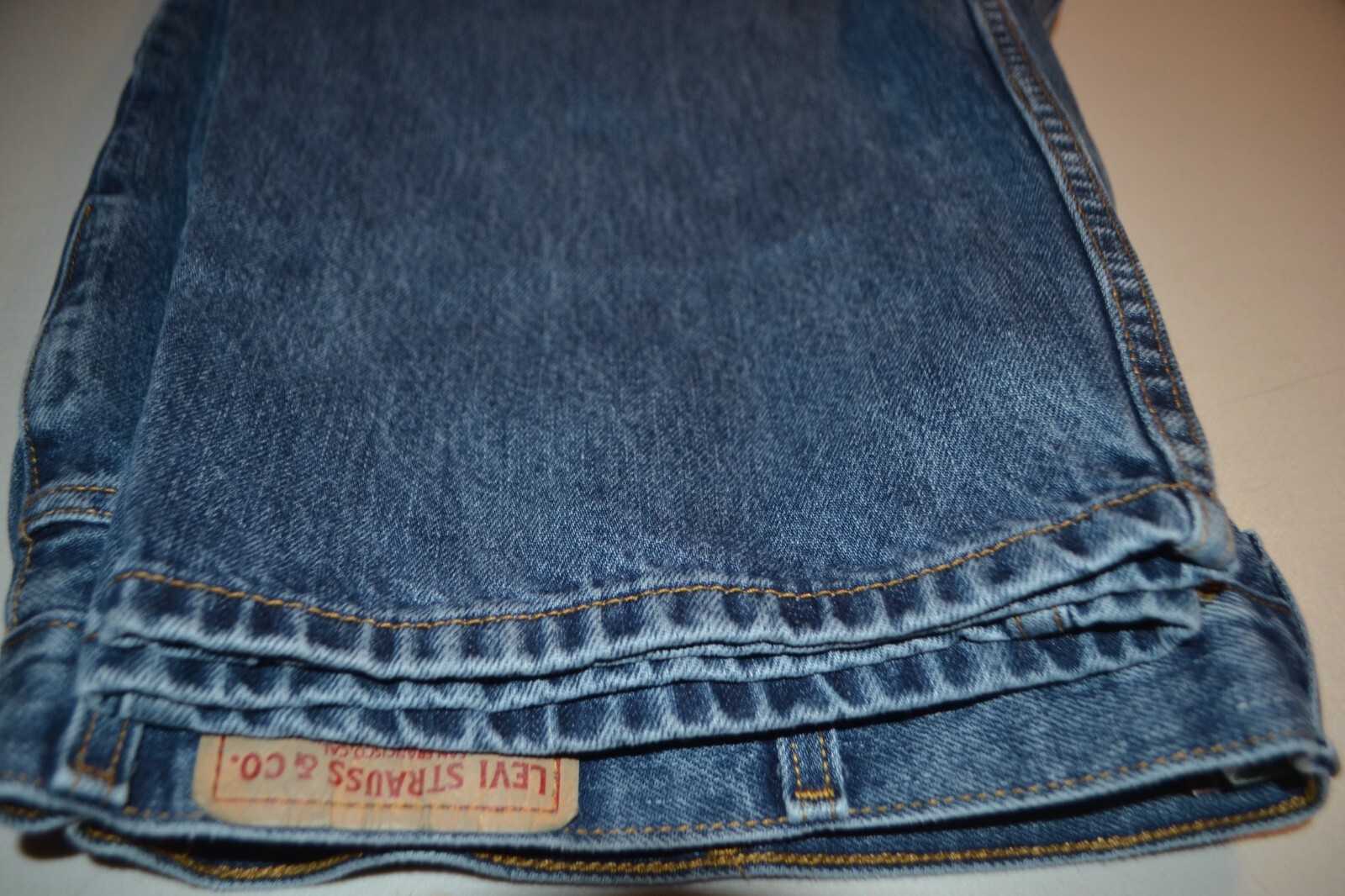 Levis Men Big & Tall 560 Comfort Fit Blue Denim Jeans Size 48x30 thumbnail 12