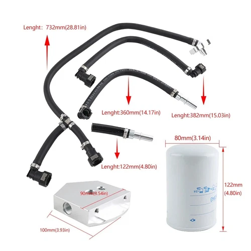 Kit de derivación de prevención de desastres Powerstroke CP4-6.7F-BP-G2 para Ford 6.7L 2011-22 - Imagen 12 de 17