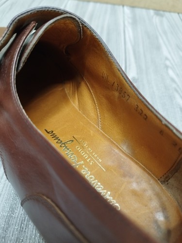 SALVATORE FERRAGAMO MOKASSIN MONK LEDER BRAUN SCHNALLE UK 8 EE - Bild 14 von 20