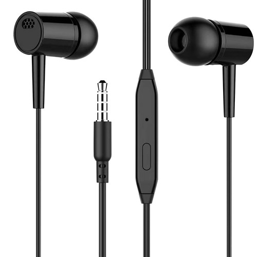 Écouteurs Écouteurs Intra-Auriculaires avec Microphone 3,5mm Écouteurs Filaires pour Walkman - Photo 4 sur 25