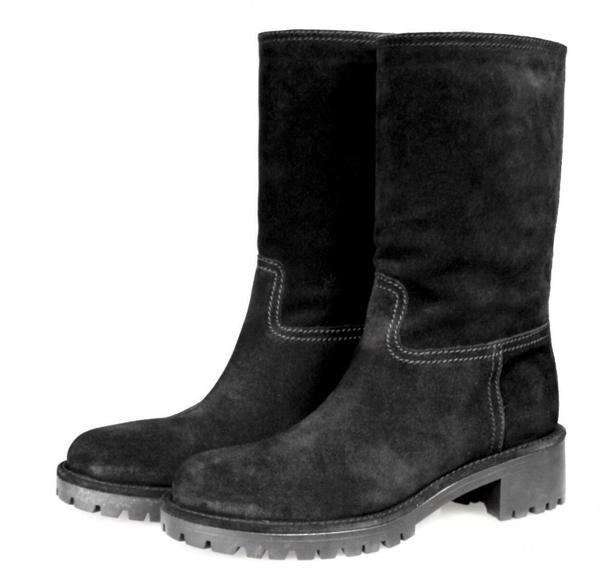 AUTH LUXURY PRADA HALF-BOOT SHOES 3U5901 BLACK SUEDE US 10.5 AUTH LUXURY PRADA HALF-BOOT SHOES 3U5901 BLACK SUEDE US 10.5