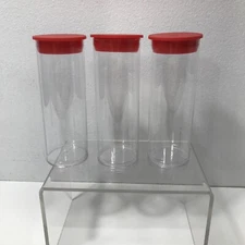 Qty 3 Capsule Storage Tubes for A Model AirTite Coin Holder Capsules