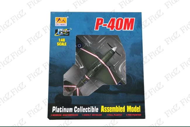 Royal New Zealand Artillery Curtiss P-40M Warhawk finished 1/48 Easy model plane - Image 3 of 4