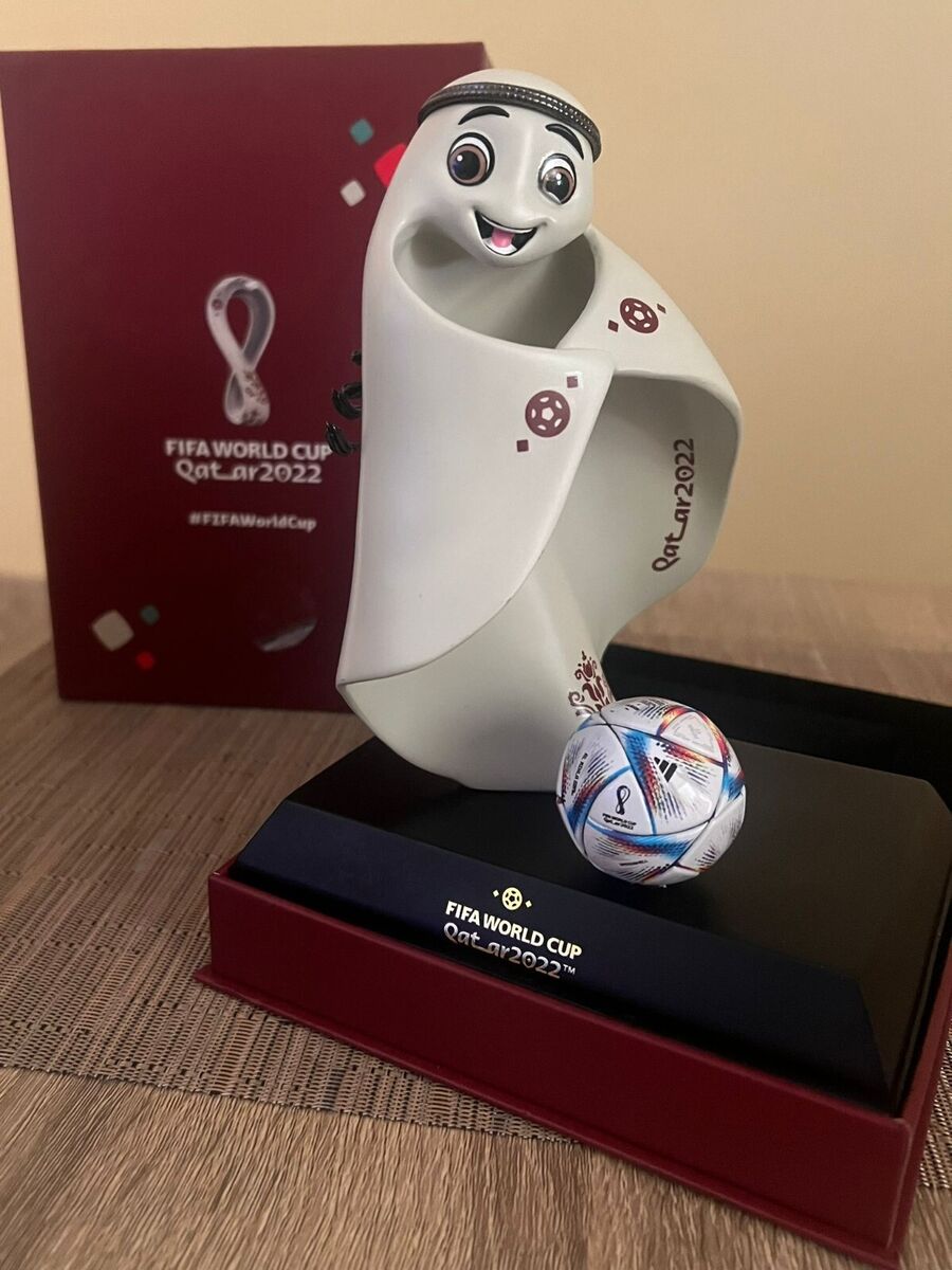 FIFA World Cup Qatar 2022 Official Mascot La'eeb 3D Metal FIFA World Cup Qatar 2022 Official Mascot La'eeb 3D Metal