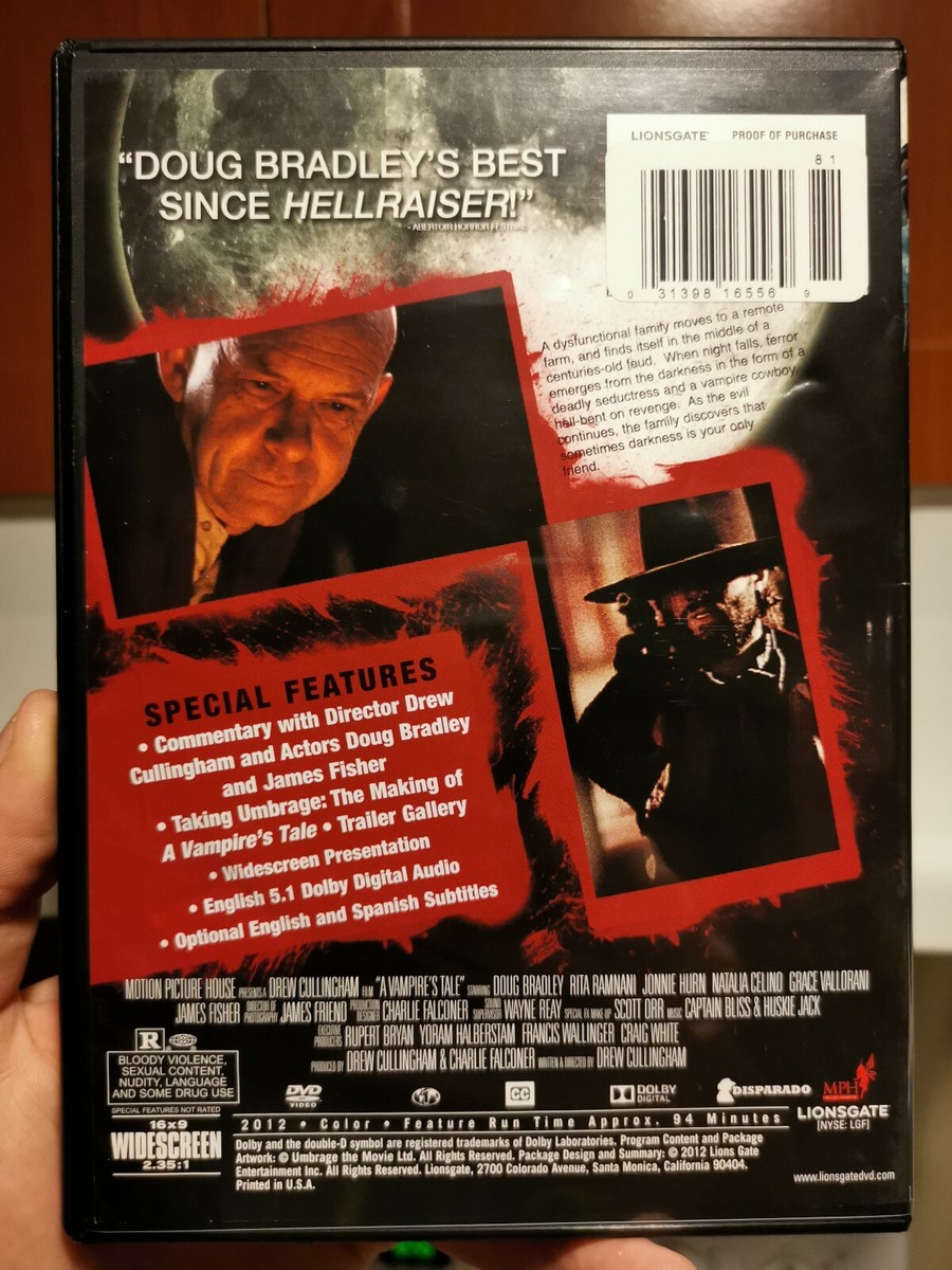 A Vampire's Tale (DVD) Doug Bradley Horror Western Very Rare | eBay
