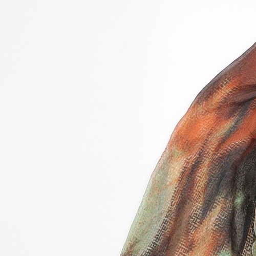 Blusa básica de poliéster geométrico multicolor Per Una para mujer talla 12 cuello redondo - Imagen 7 de 10