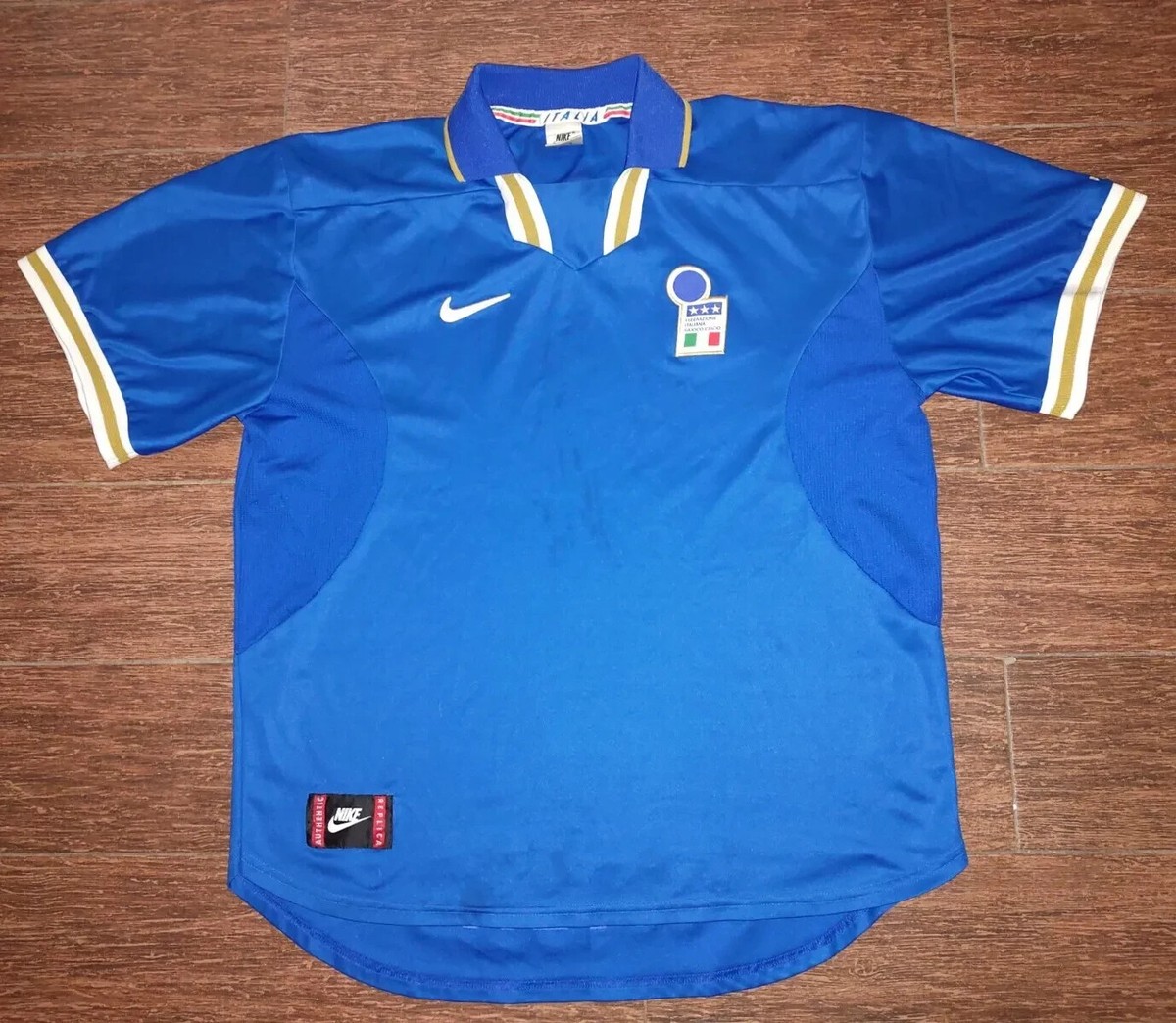 96/97 ナイキ　イタリア代表 ホーム　半袖　No. 13 ITALY 1996-97 HOME SHIRT NIKE JERSEY SOCCER SIZE XLBoys | eBay