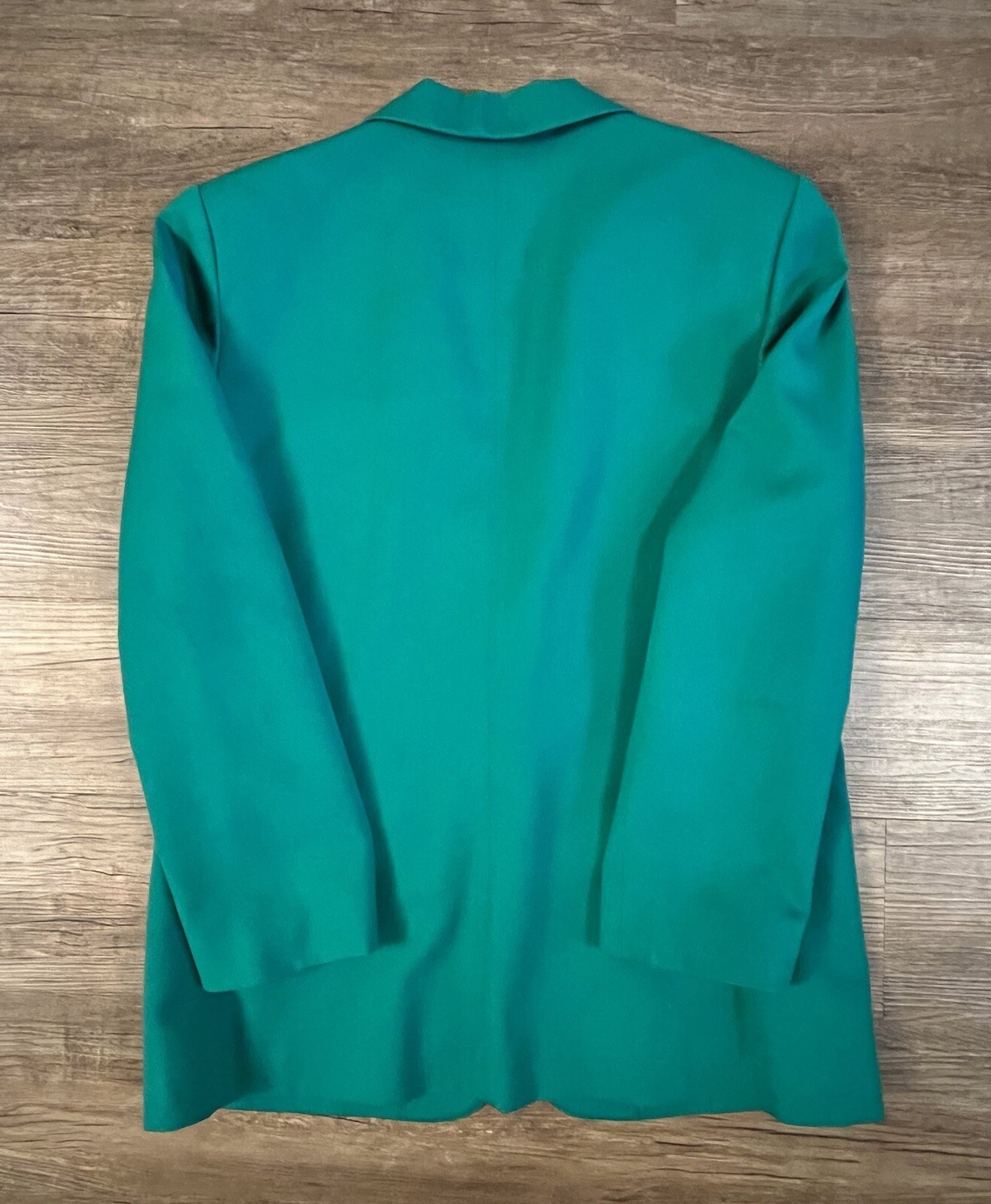 Pendleton Blazer Jacket Virgin Wool Solid Green 1… - image 2