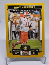 Bryan Bresee 2023 Score Football Card Rookie Gold New Orleans Saints 