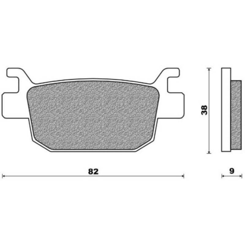 AHL 2 Paires Motocyclette Plaquettes De Frein Avant/Arrière Compatible Avec MASH Black Seven 250cc 2017-2020/ Café Racer 250cc 2017-2018/ Two Fifty 250 2017-2020