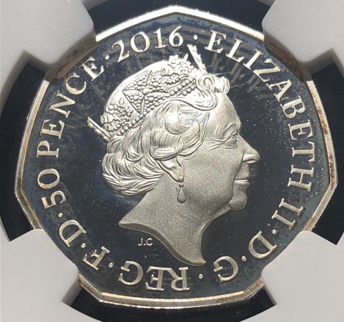 2016 Rio Olympic Team GB UK 50p Fifty Pence Silver Proof Coin NGC PF 67 ULT CAM - Picture 4 of 5