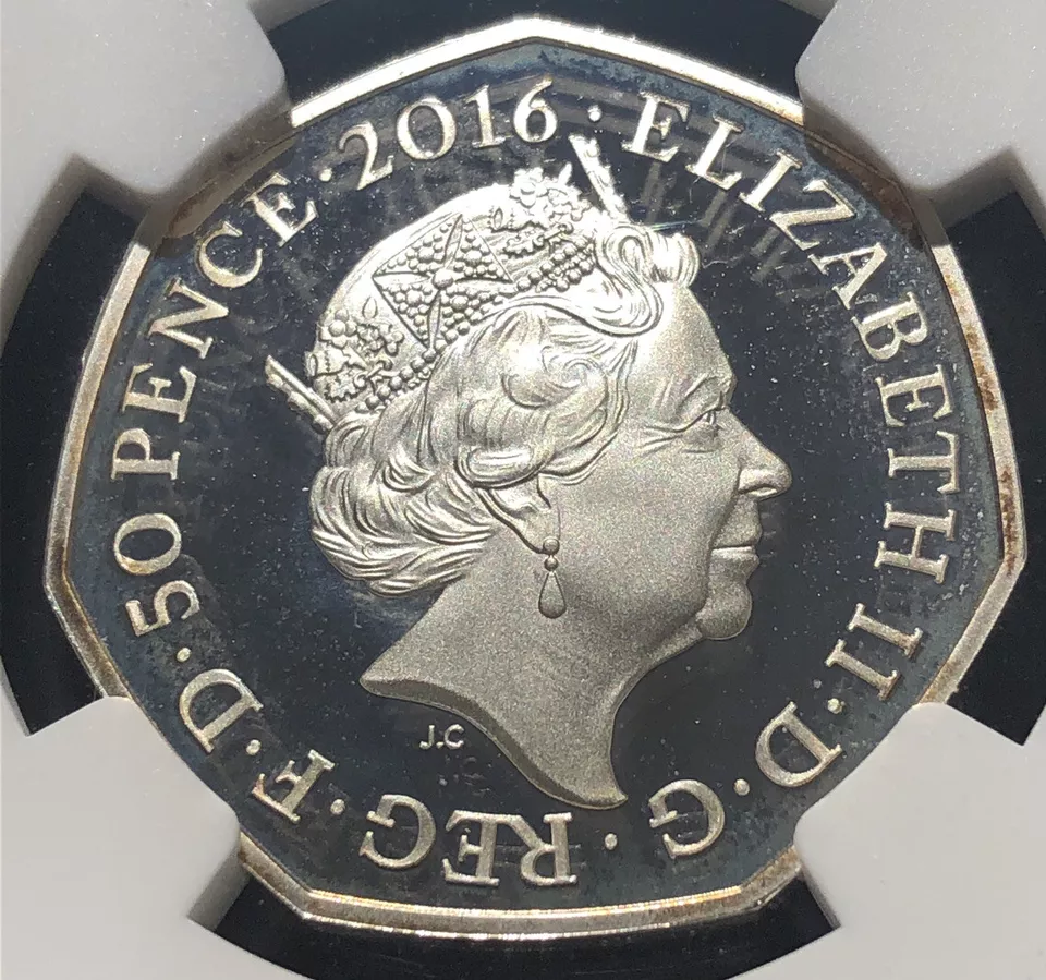 2016 Rio Olympic Team GB UK  50p Fifty Pence Silver Proof Coin NGC PF 67 ULT CAM - Image 4 of 4
