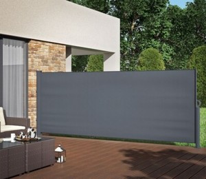 Seitenmarkise Ausziehbar Balkon Garten Windschutz Sichtschutz
