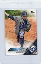 2016 Topps #483 Erasmo Ramirez Rays Signed Auto *J4536