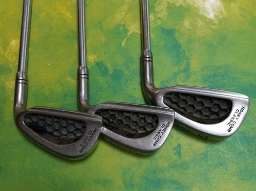 Honey comb Golf tech RH Irons #5 38" , #6 37" & # 7 36" Apollo Shaft Mint Grip - Picture 2 of 7