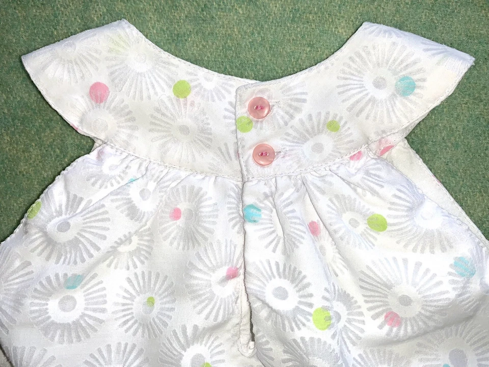 Vestido Mulberribush 12 Meses 12M Bebé Niña - Estampado Floral Pájaro Rosa Azul Verde Foto 3 de 4