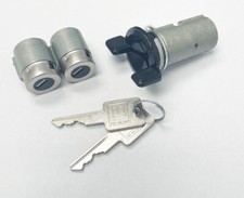 87-92 Chevy Gmc Ck Truck Pickup Ignition Doors Lock Set Black