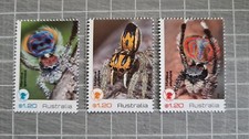 AUSTRALIA - 2023 PEACOCK SPIDERS SET OF 3  SHEET FORMAT  MNH ***FREE POSTAGE***