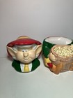 VINTAGE Original Ernie the Keebler Elf  Ceramic Cookie Jar Canister 2 Piece Lid — photo 3